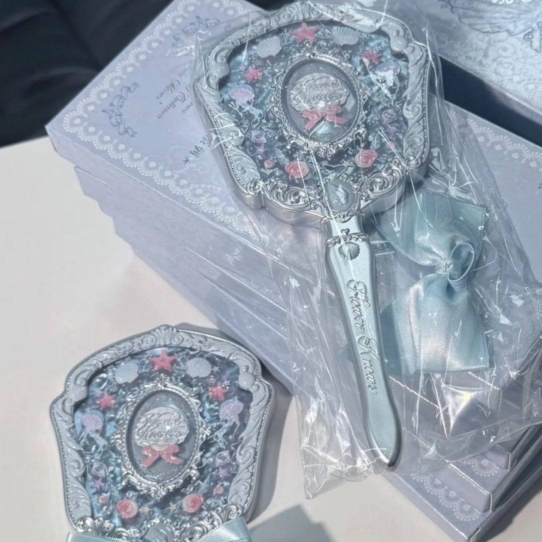 A137超好看的手持镜子高颜值化妆镜