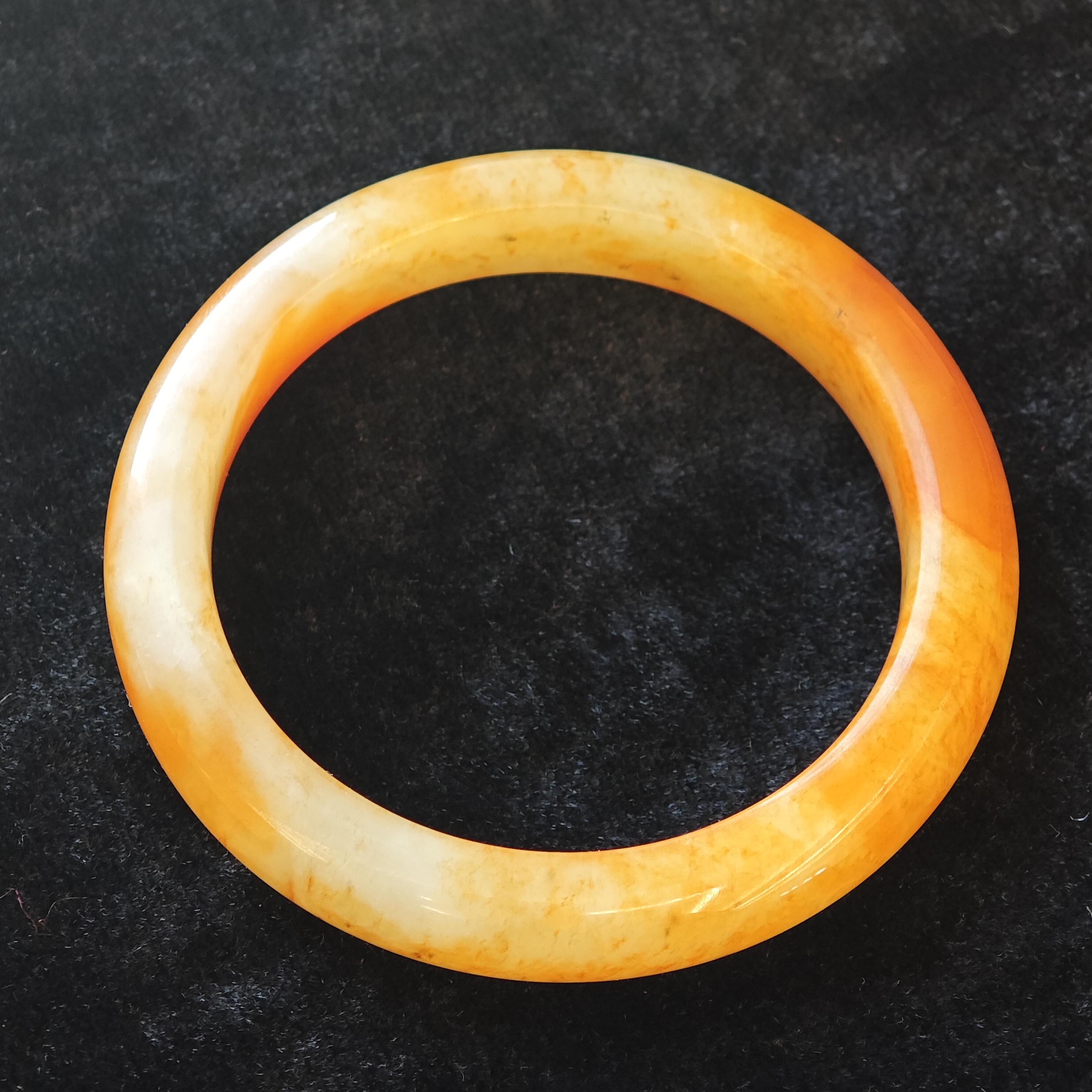 5新疆和田玉手镯 圈口59