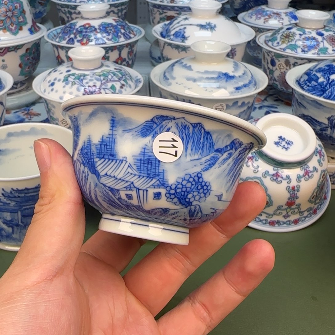 彦祖纯手工手绘茶具117