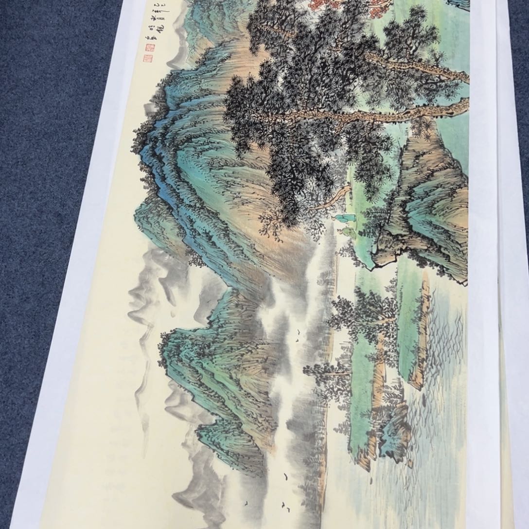 国画手绘宣纸国画作品