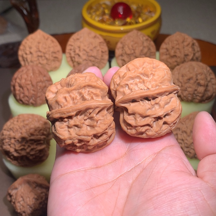 文玩核桃把件平谷方块