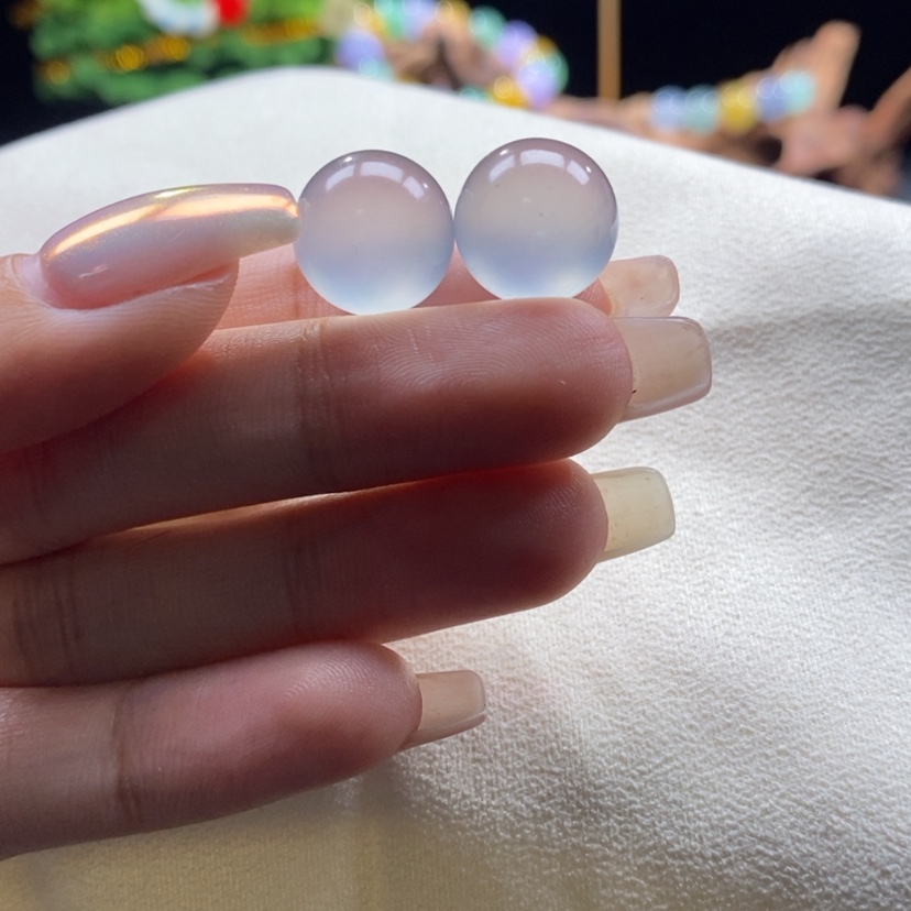 【闪购商品】翡翠颈饰未镶嵌【多样性发货只发一】蓝钢珠卡13.5