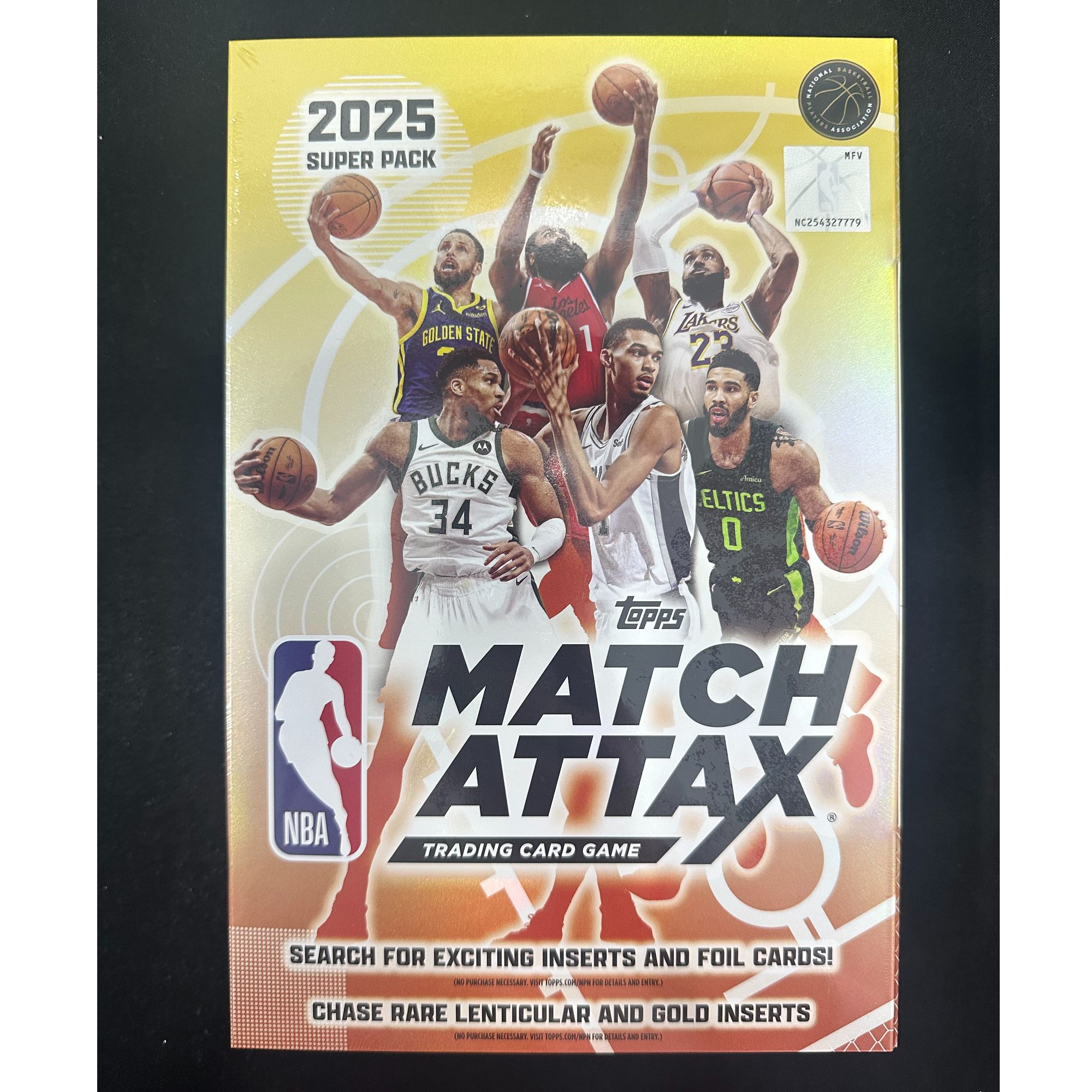 2025 NBA MATCH ATTAX 篮球对战卡超能包 单盒 代拆