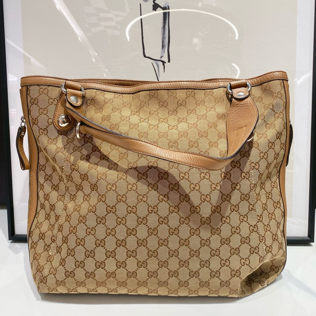 95新 GUCCI/古驰 Gucci 古驰托特包（14342）