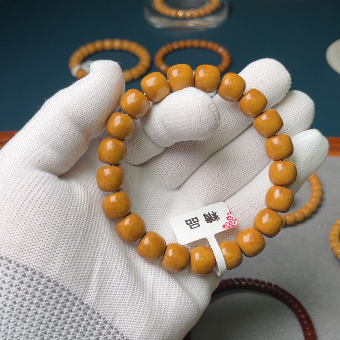 紫金鼠手串11尺精品实心鼠