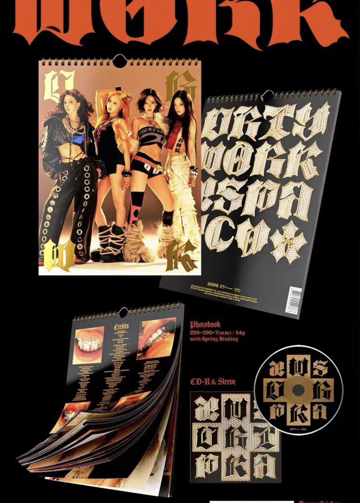 国现包邮 aespa 吒 Dirty Work 单曲 纯吒特典抽抽 定制 画册 