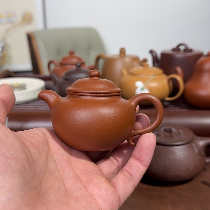 茶壶紫砂朱泥莲子