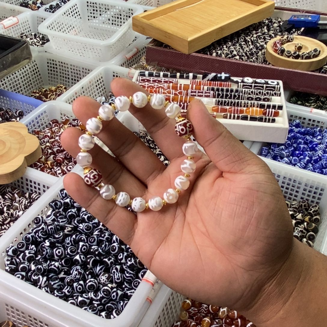 静***）玛瑙/玉髓合金散珠