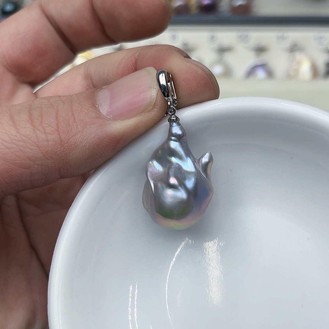 淡水珍珠吊坠(不含链)未镶嵌星***~09