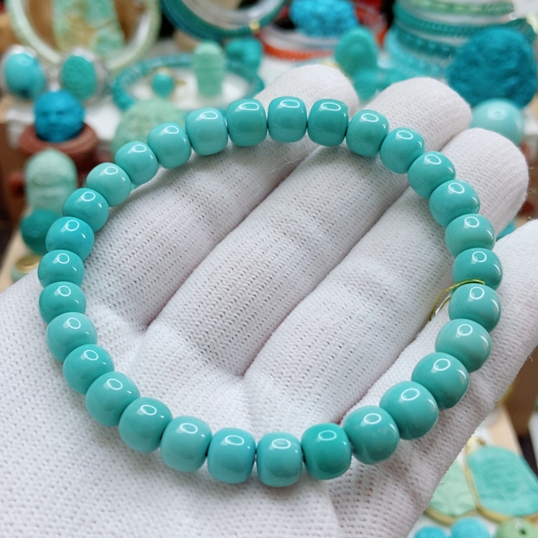 绿松石未镶嵌手串