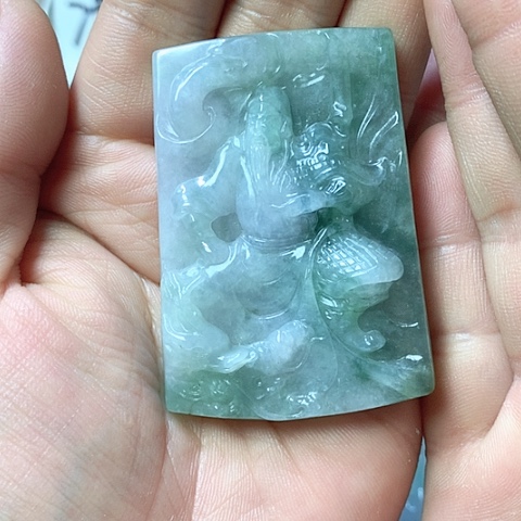 翡翠颈饰未镶嵌天然缅甸翡翠a货