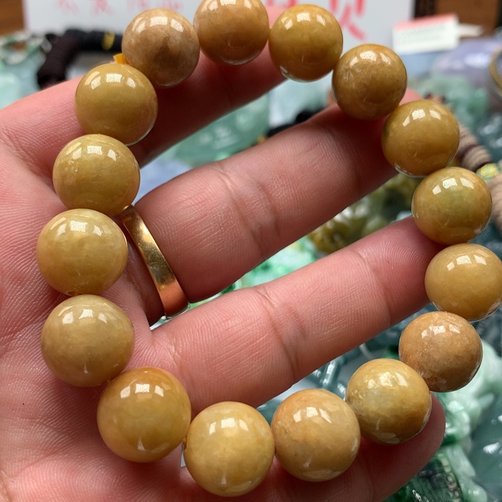 翡翠颈饰未镶嵌保真天然a货翡翠