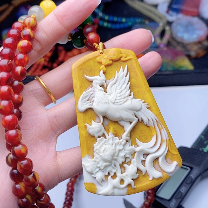 蜜蜡颈饰未镶嵌100套装