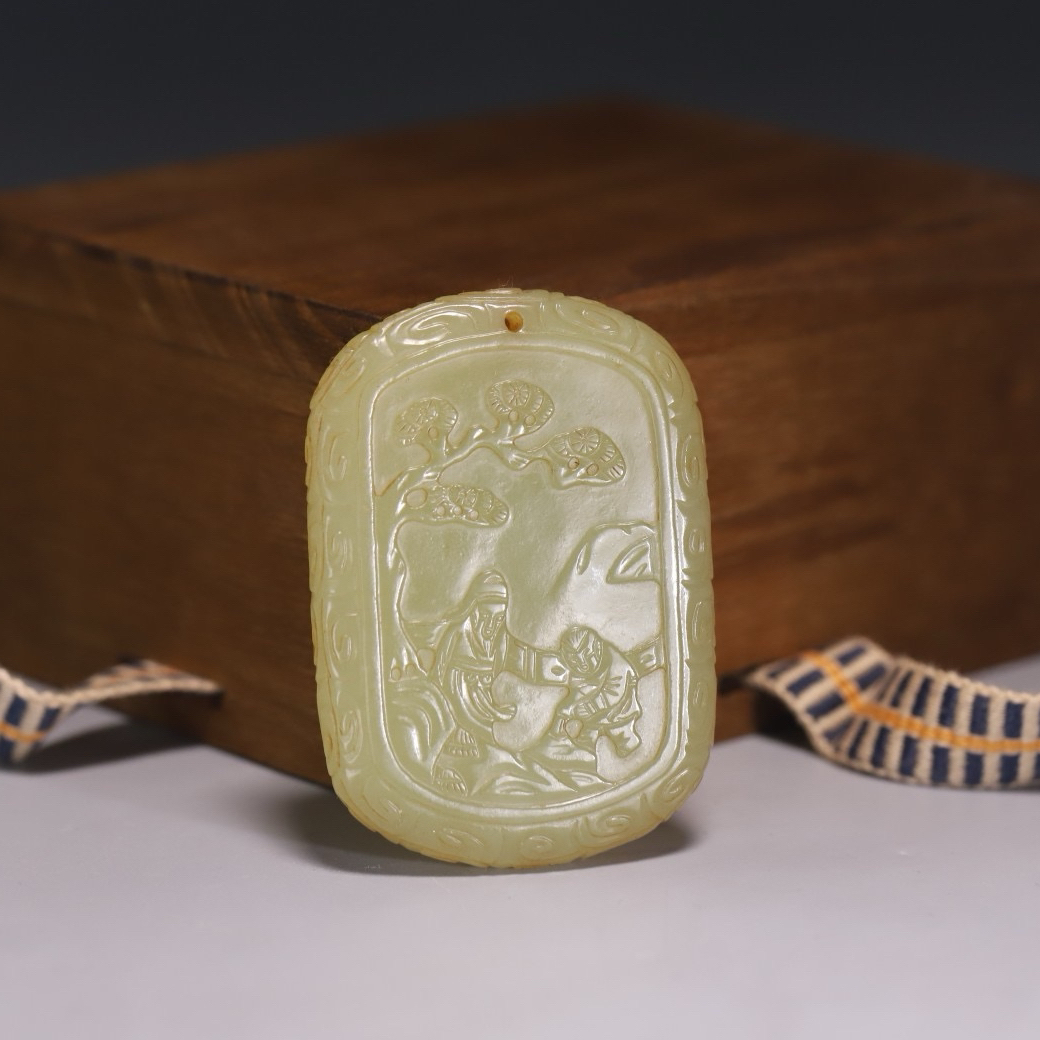 20011/壹号典藏录/和田玉玉牌/古董首饰