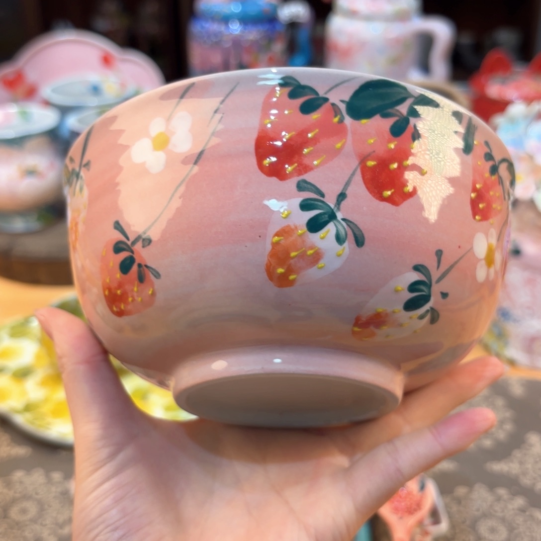 景德镇手绘高温釉下彩陶瓷茶具