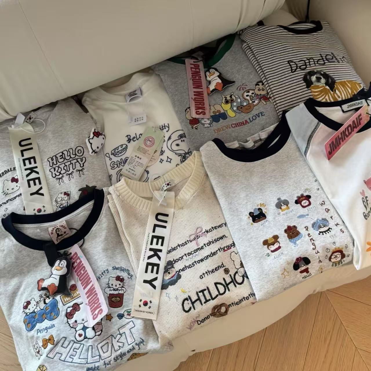 V101-200很多美衣长袖时尚纯色圆领韩版百搭夏秋休闲上衣