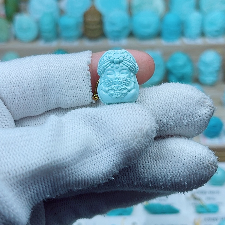 未镶嵌绿松石珠宝奇石