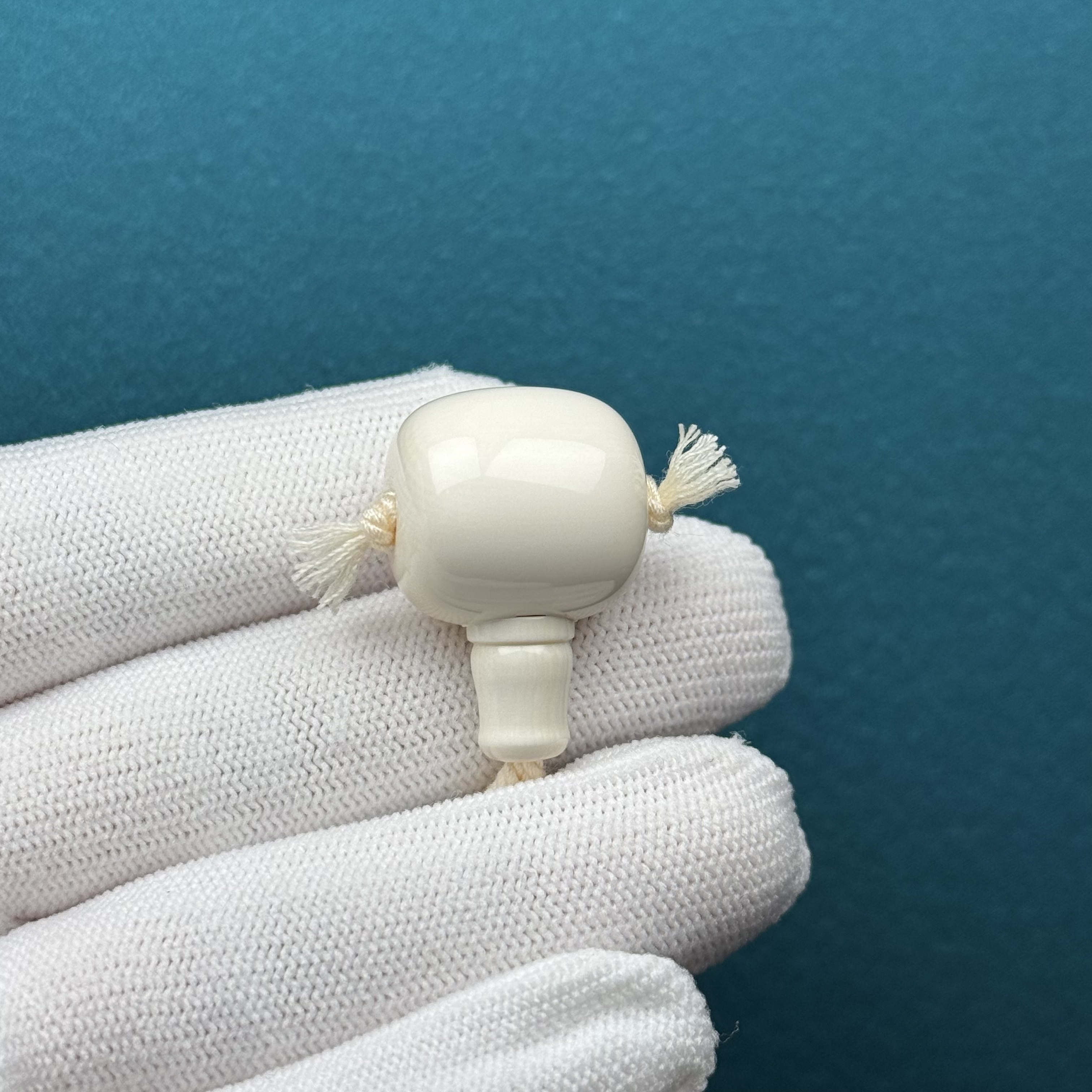 K33-87天然猛犸牙 藏式三通 18.6*27.9一物一图假一罚十