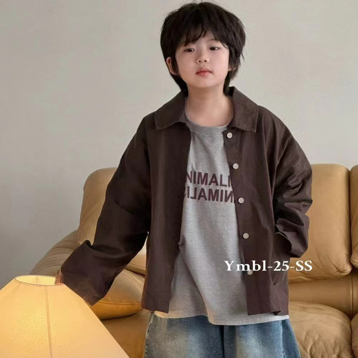 森系复古棉布外套25336
