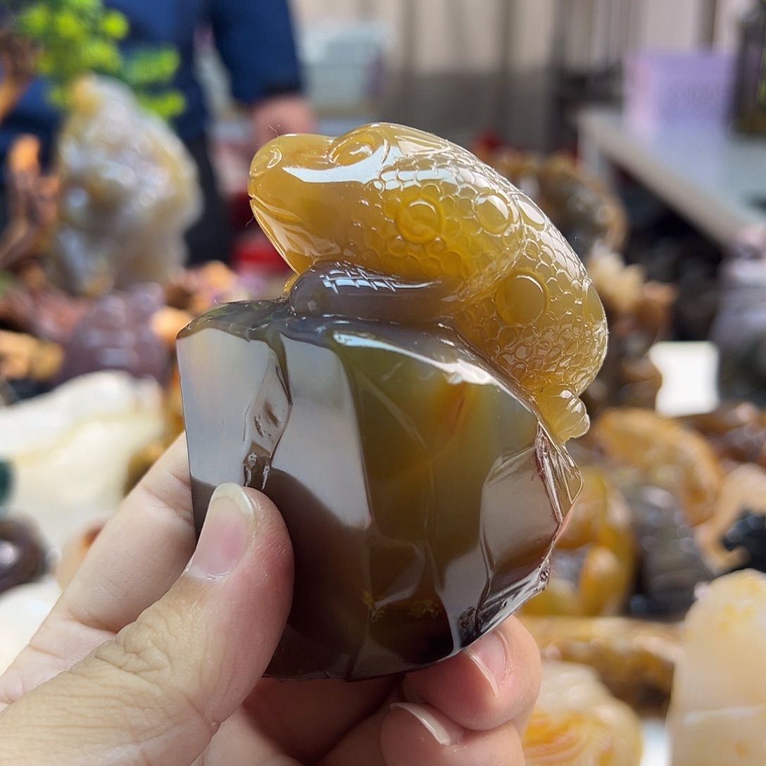 玩***吧玛瑙/玉髓未镶嵌吊坠(不含链)