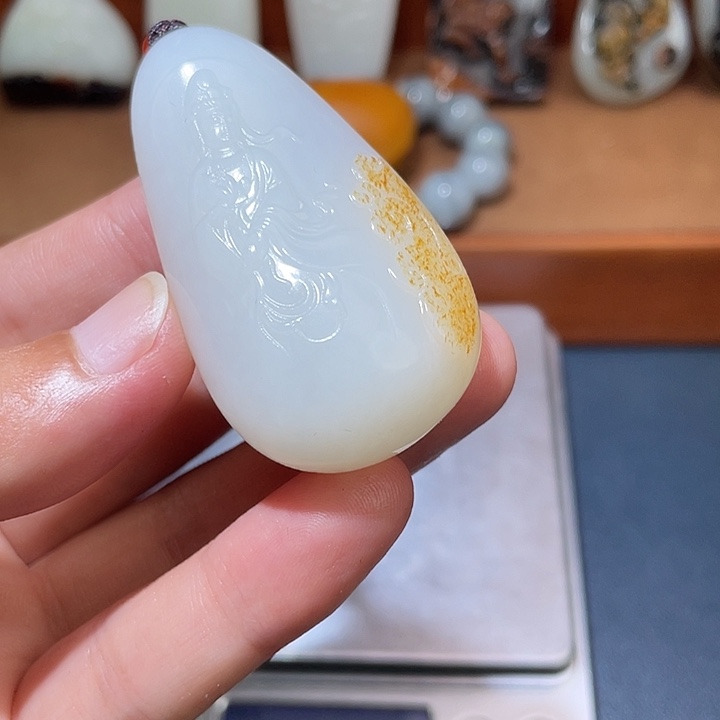 颈饰未镶嵌和田玉A7 