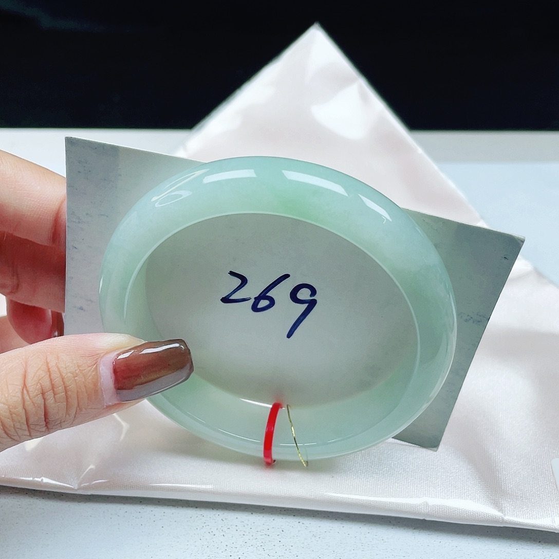 翡翠未镶嵌手镯 正圈58.2 