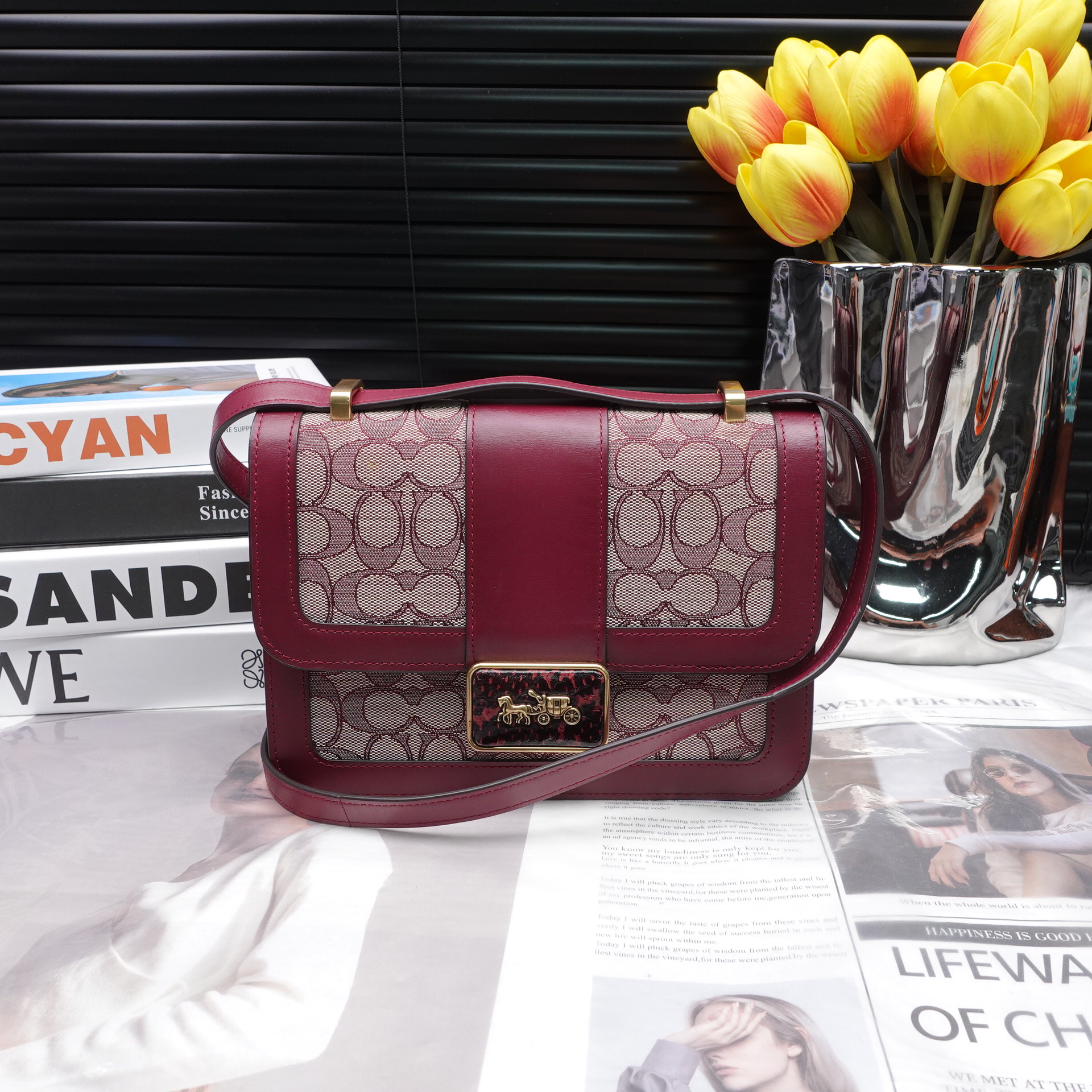 95新 COACH/蔻驰 单肩包/T10225472