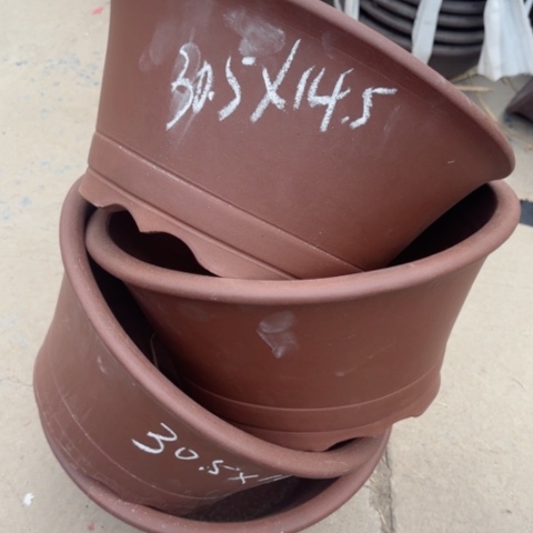 紫砂花盆   100-4。  30.5/12.5