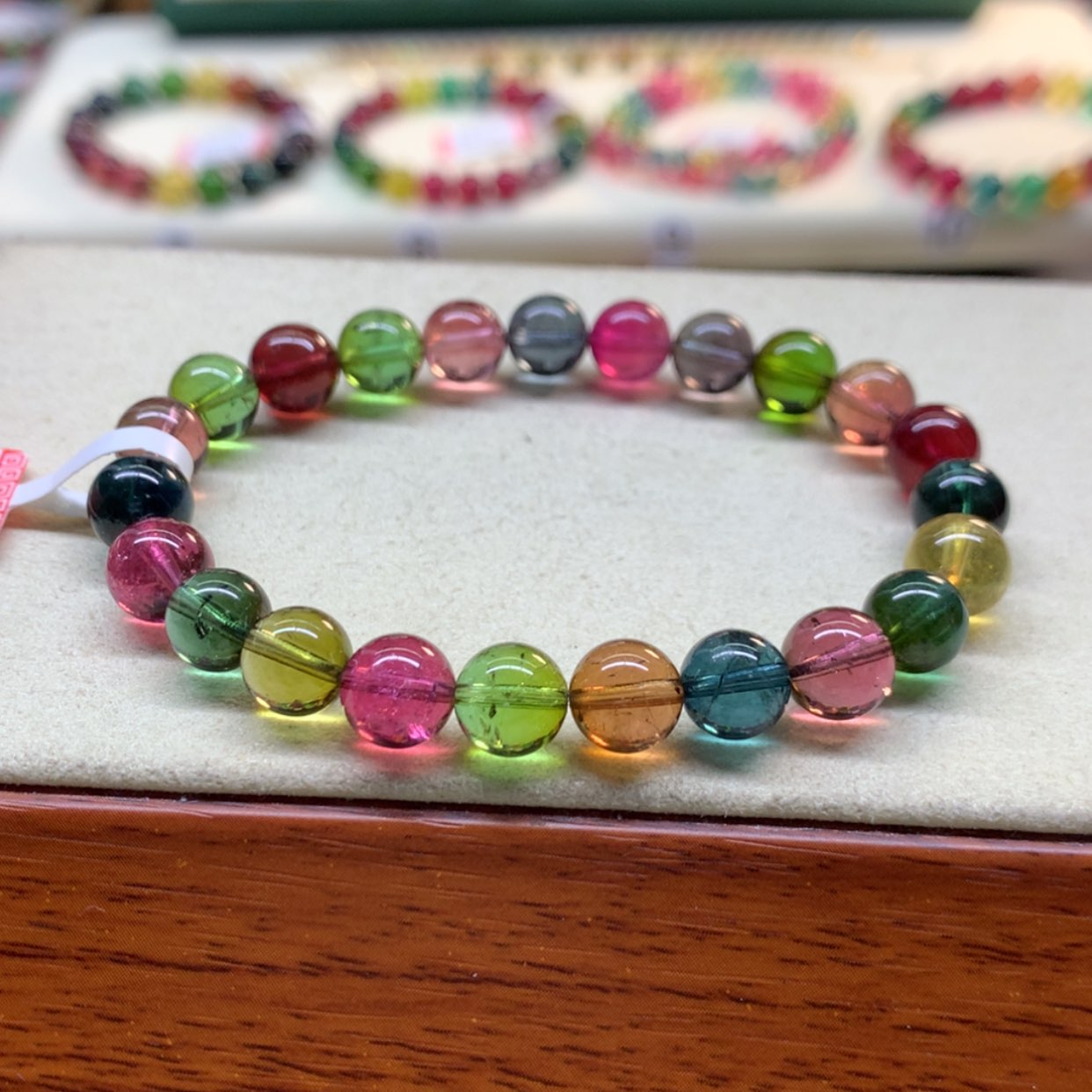 【闪购商品】碧玺手链未镶嵌碧玺8.2mm