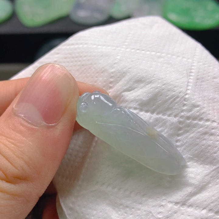 翡翠未镶嵌挂件翡翠