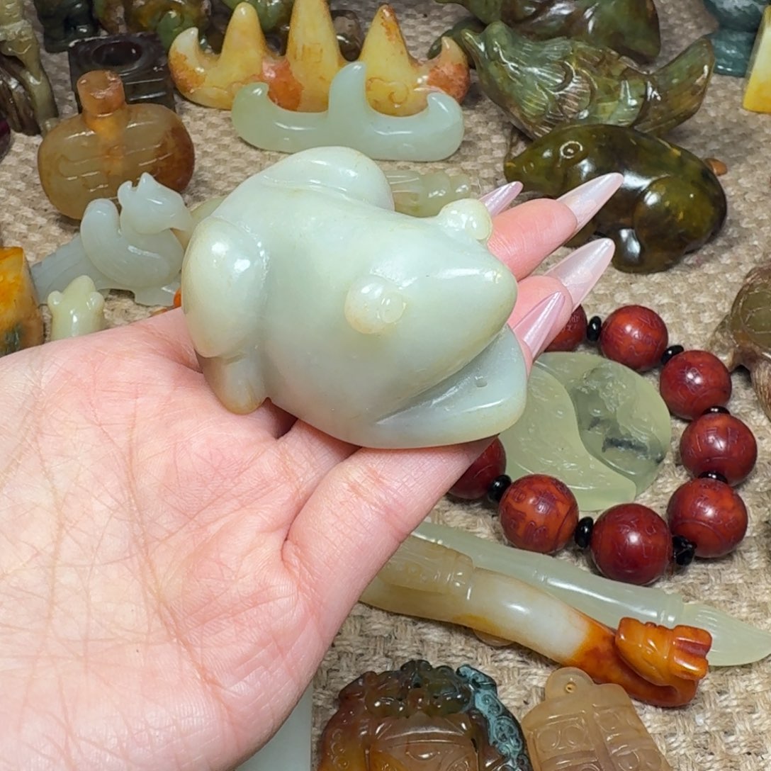 白玉菩提吊坠挂件