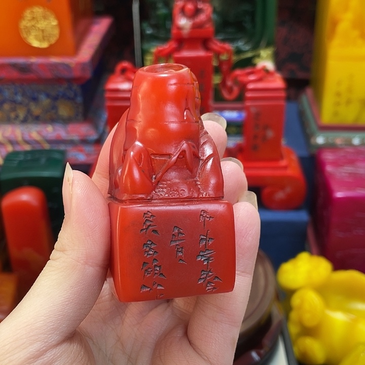 寿山石印石篆刻印章引首章闲章姓名章生日礼物