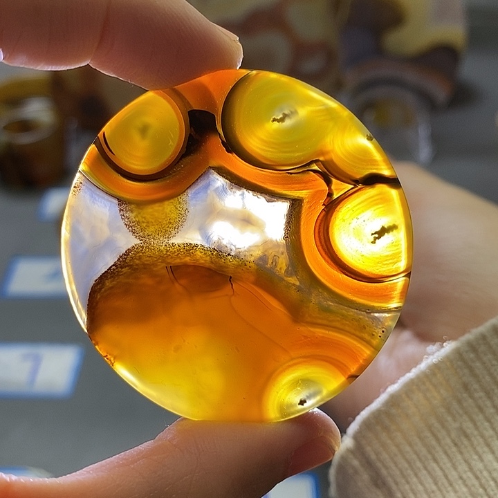 玛瑙/玉髓未镶嵌珠宝半成品30有扣