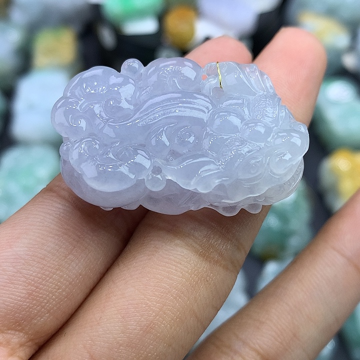 翡翠未镶嵌颈饰天然缅甸翡翠