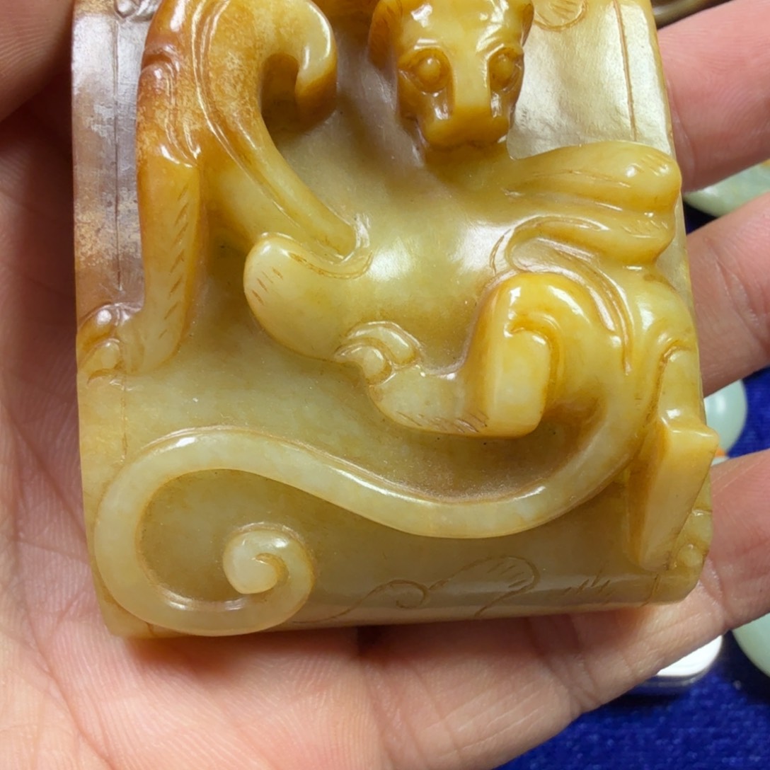 和田玉皮带扣好漂亮