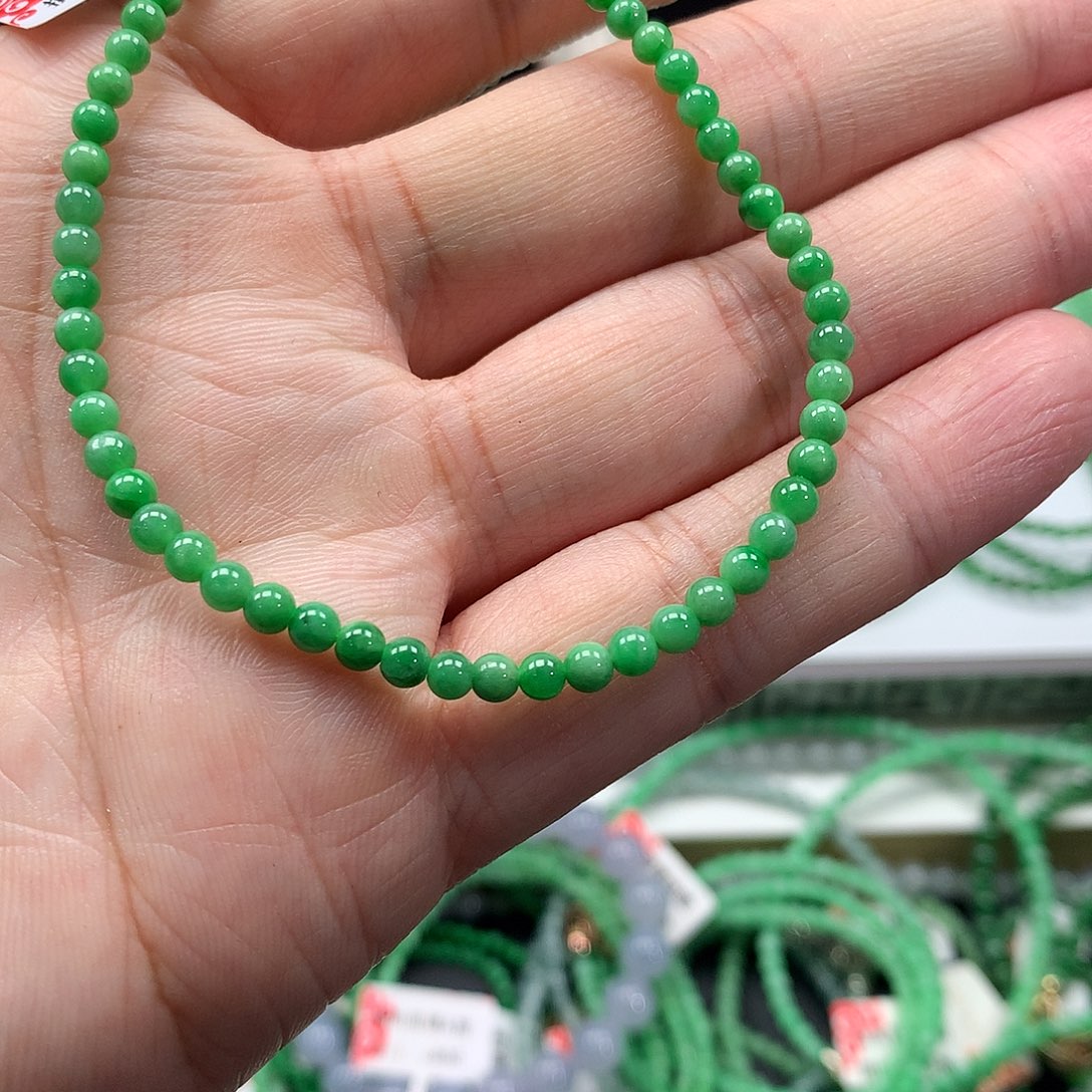 未镶嵌翡翠手链翡翠
