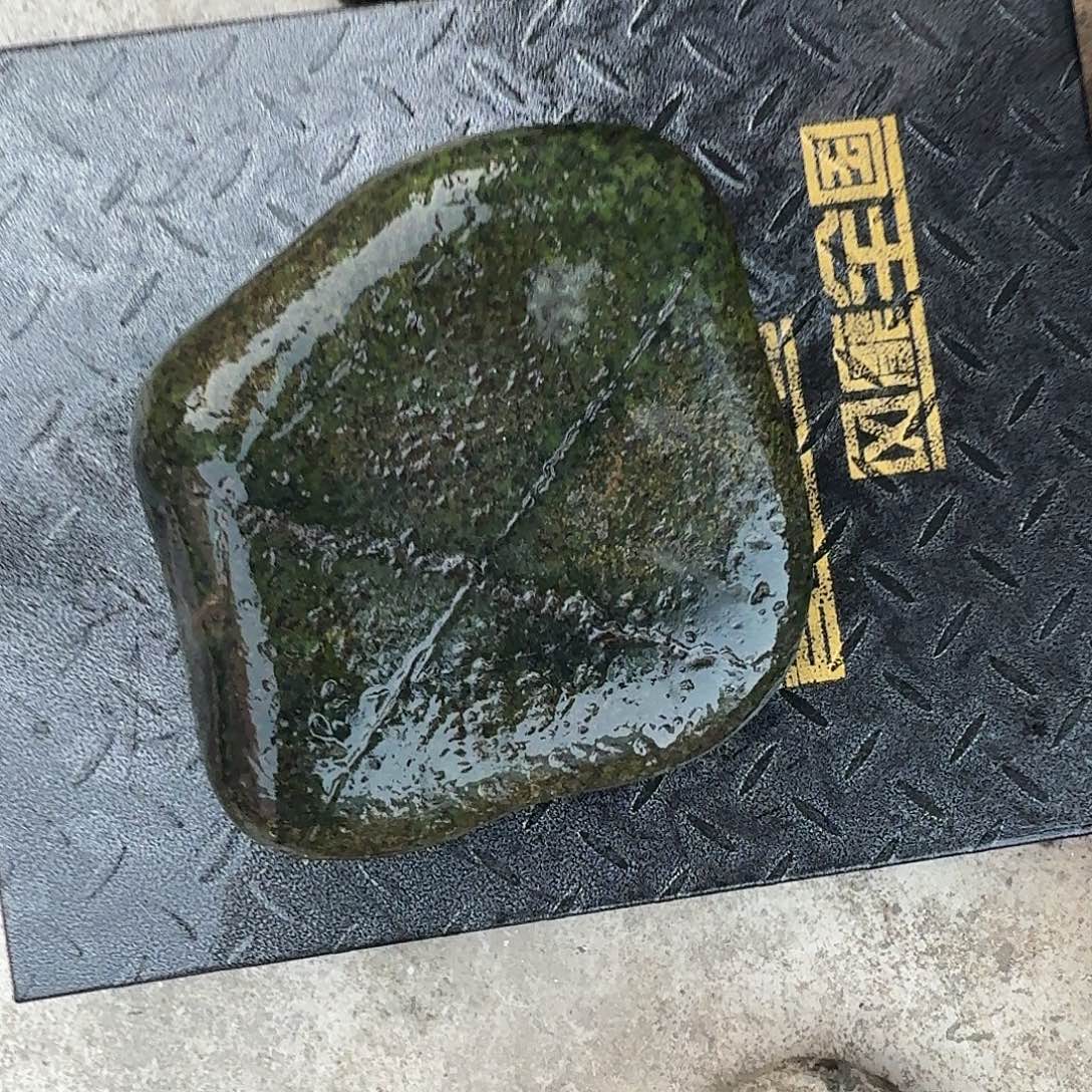 心***成蛇纹石玉未镶嵌天然原石摆件藏玉西藏