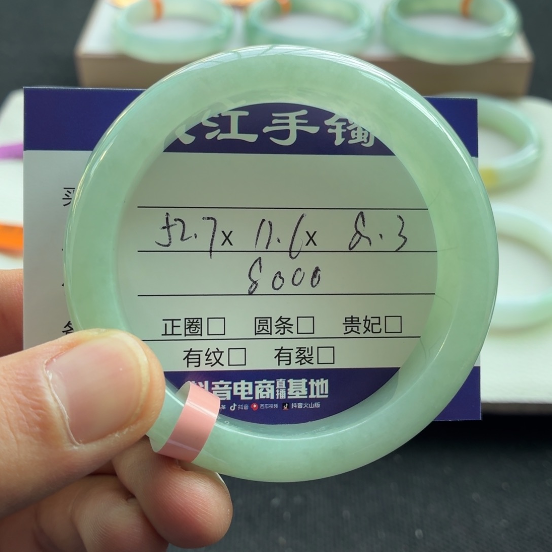 未镶嵌手镯翡翠                 