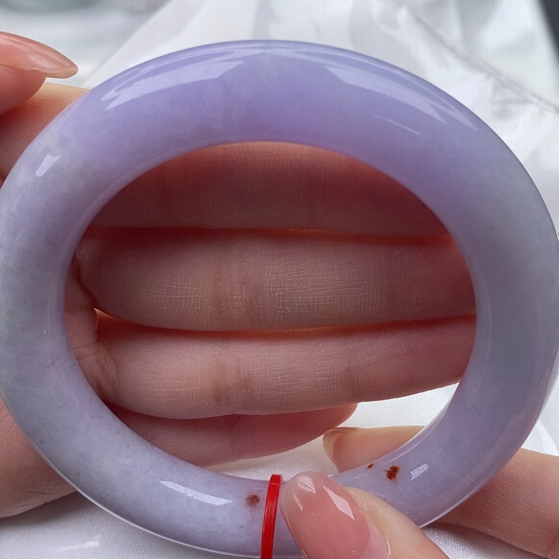 翡翠未镶嵌手镯（圆镯）缅甸天然A货翡翠 57