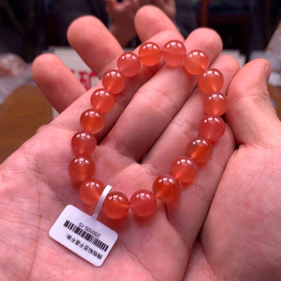 南红玛瑙单圈未镶嵌啦****511mm➕冰红