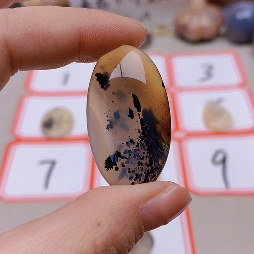 【闪购商品】未镶嵌玛瑙/玉髓珠宝半成品心*