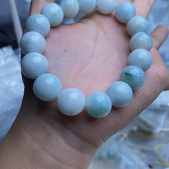 未镶嵌手串翡翠天然缅甸A货翡翠13