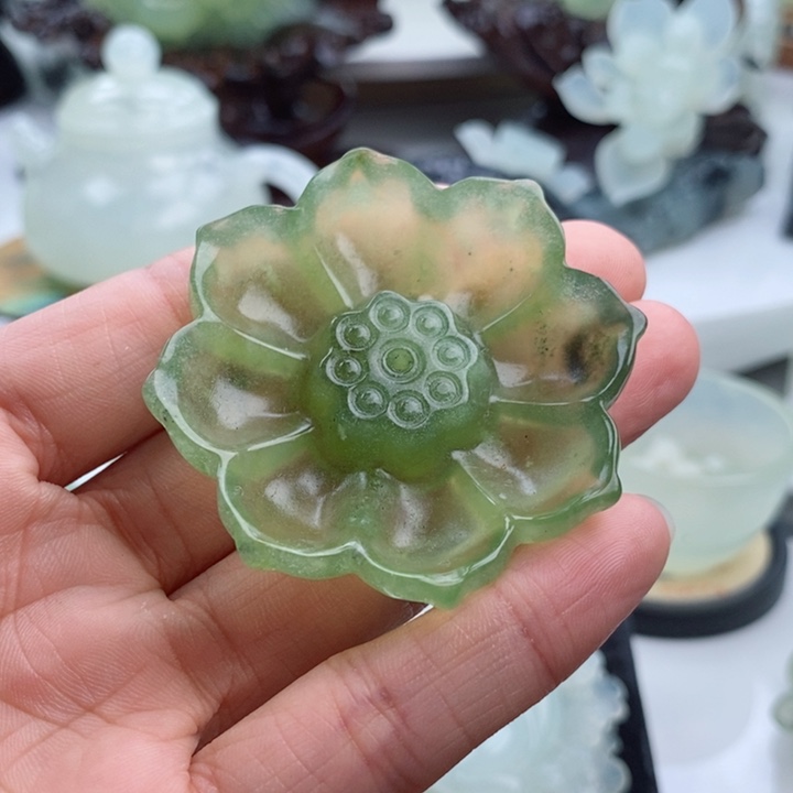 岫玉四大名玉香插未镶嵌