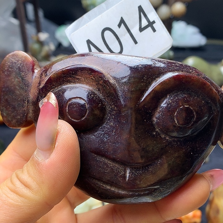 和田玉未镶嵌车挂