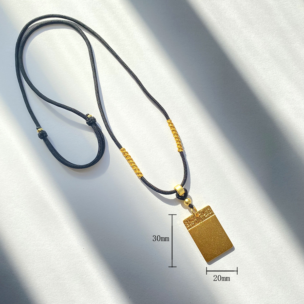 铜合金吊坠 男女款祥云无事牌平安吊坠 新中式毛衣链项链挂坠