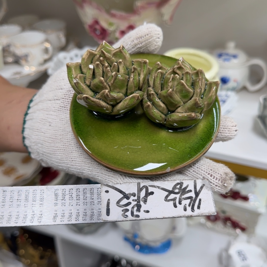 瓷片陶瓷工艺花瓶摆件