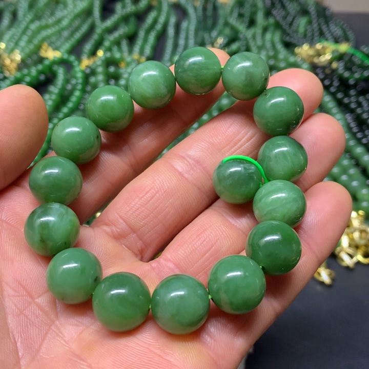 和田玉（碧玉）手串未镶嵌