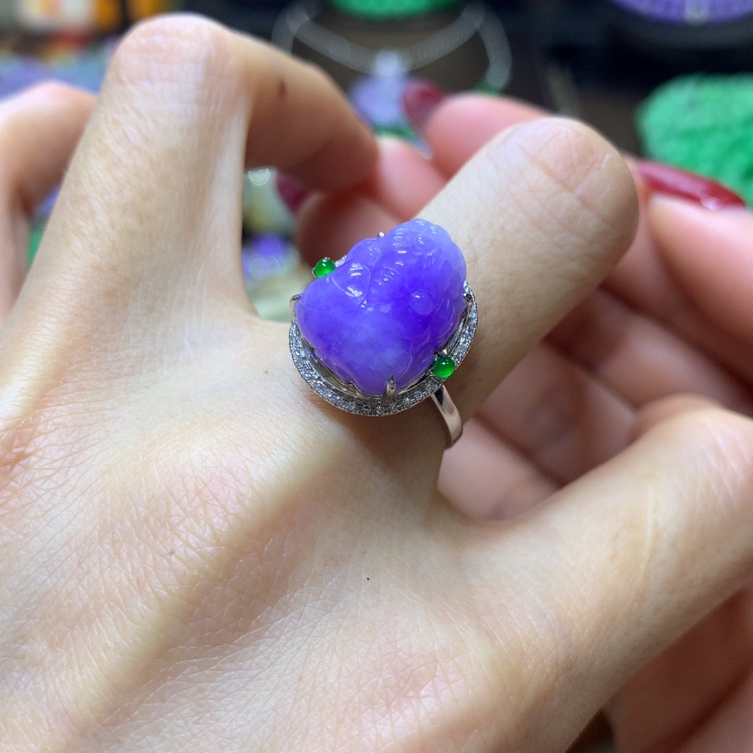 【闪购商品】翡翠颈饰18K金镶嵌翡翠