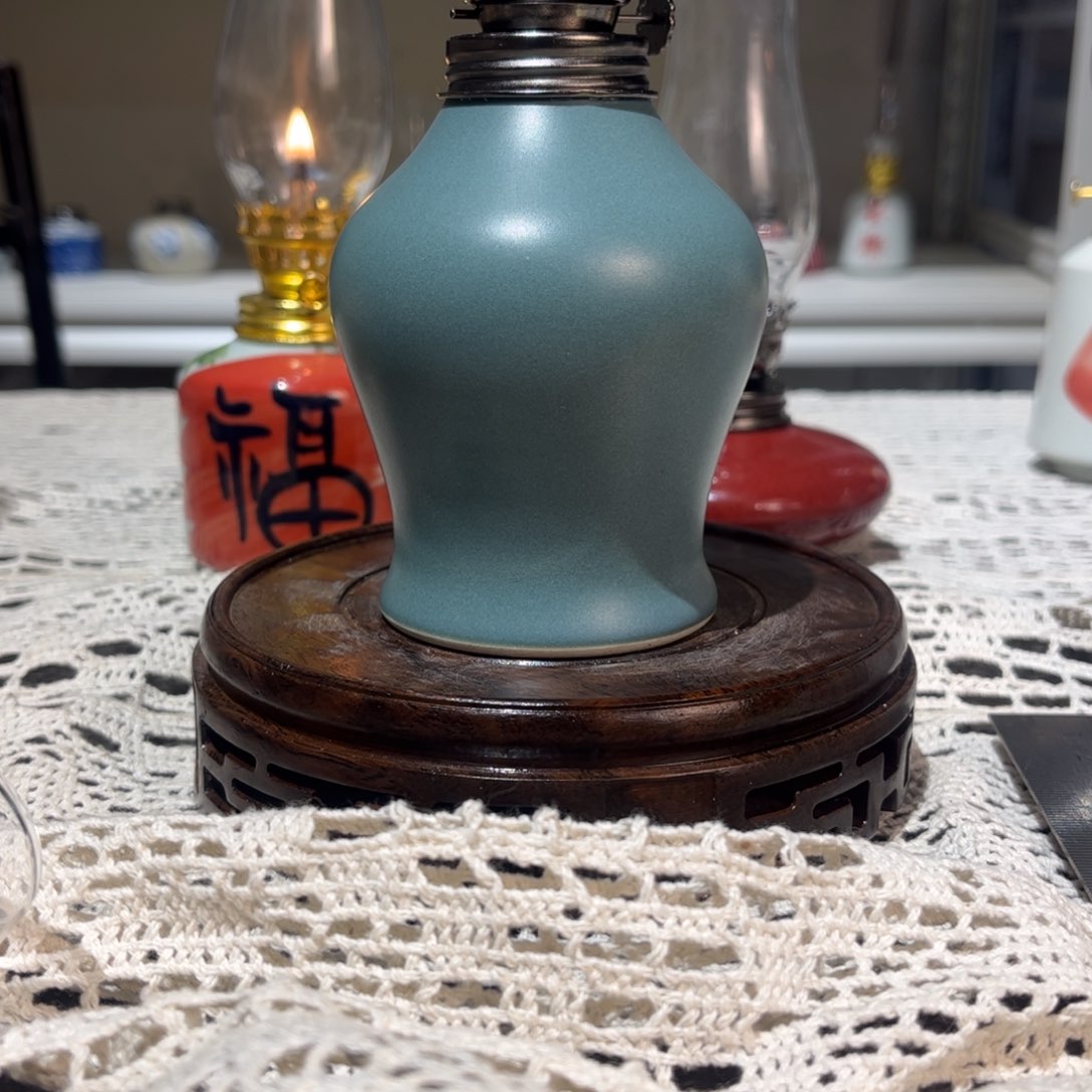 摆件景德镇陶瓷香薰灯