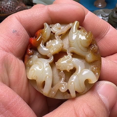 和田玉挂件未镶嵌